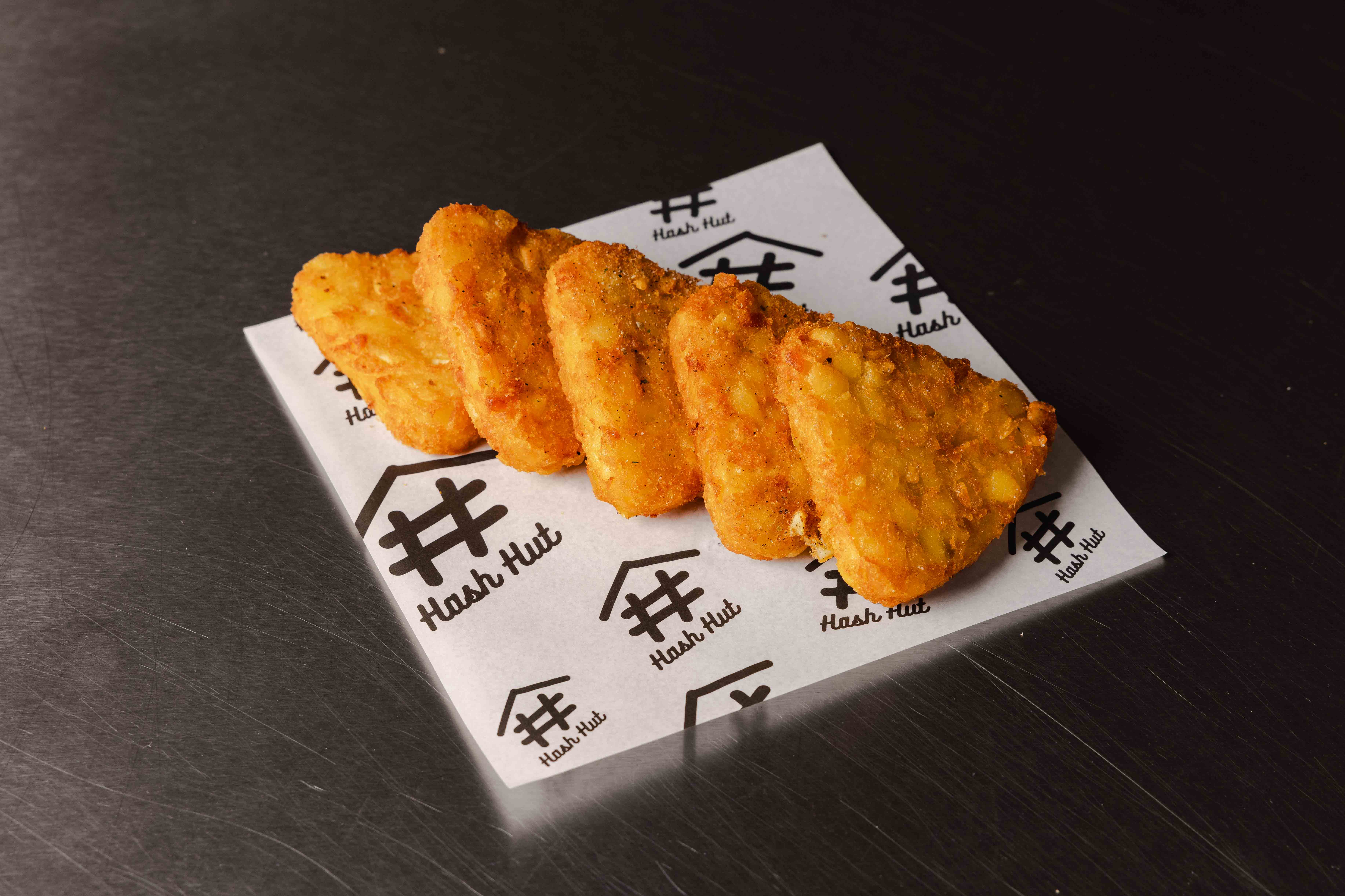 Hash brown triangles x4