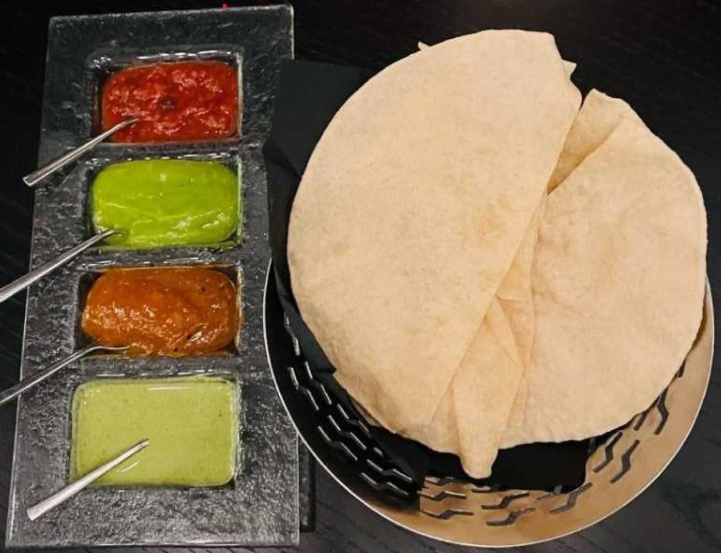Poppadoms and Dips