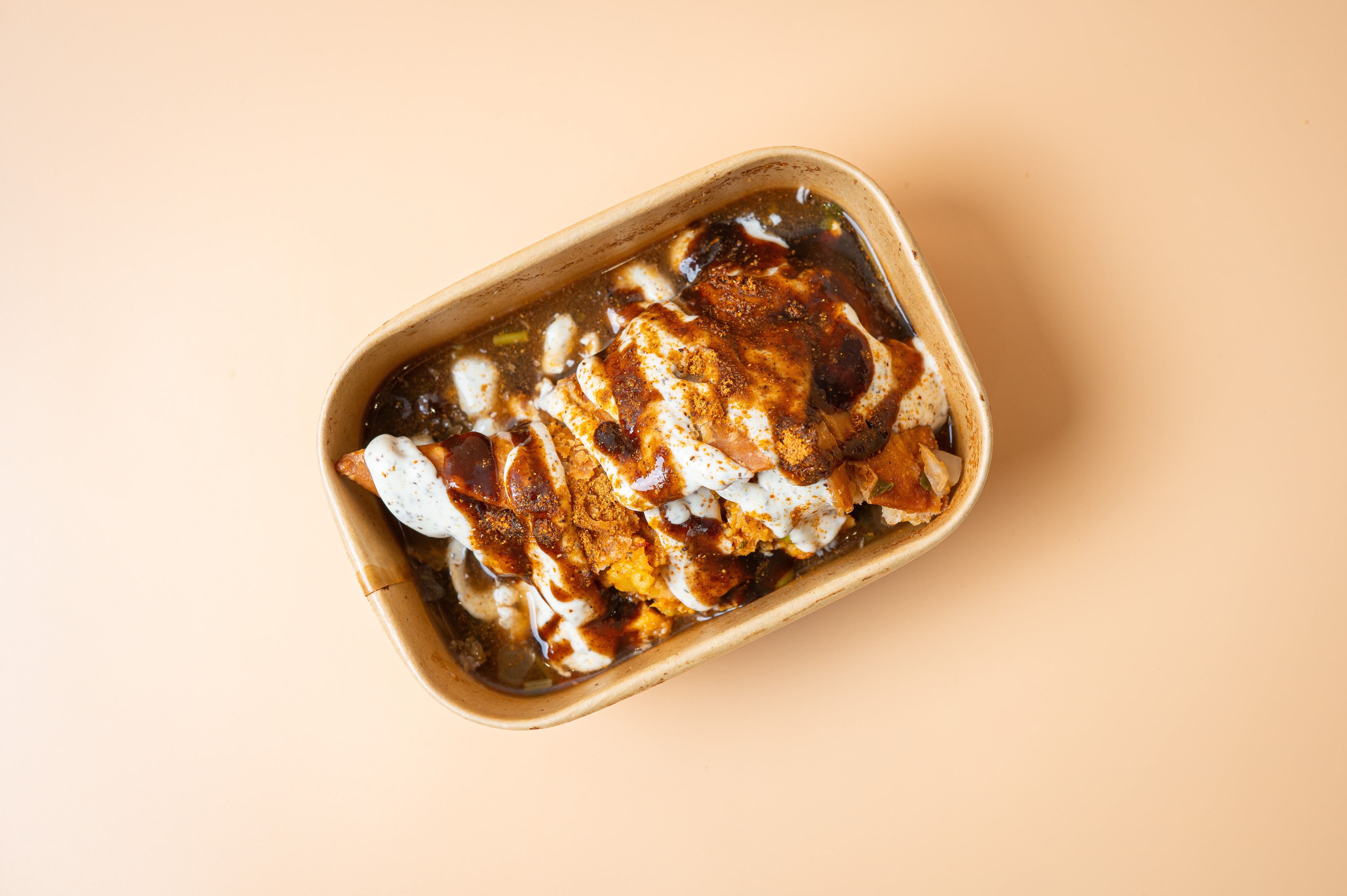 Vegetable Samosa Chaat