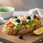 Mediterranean Avo Toast