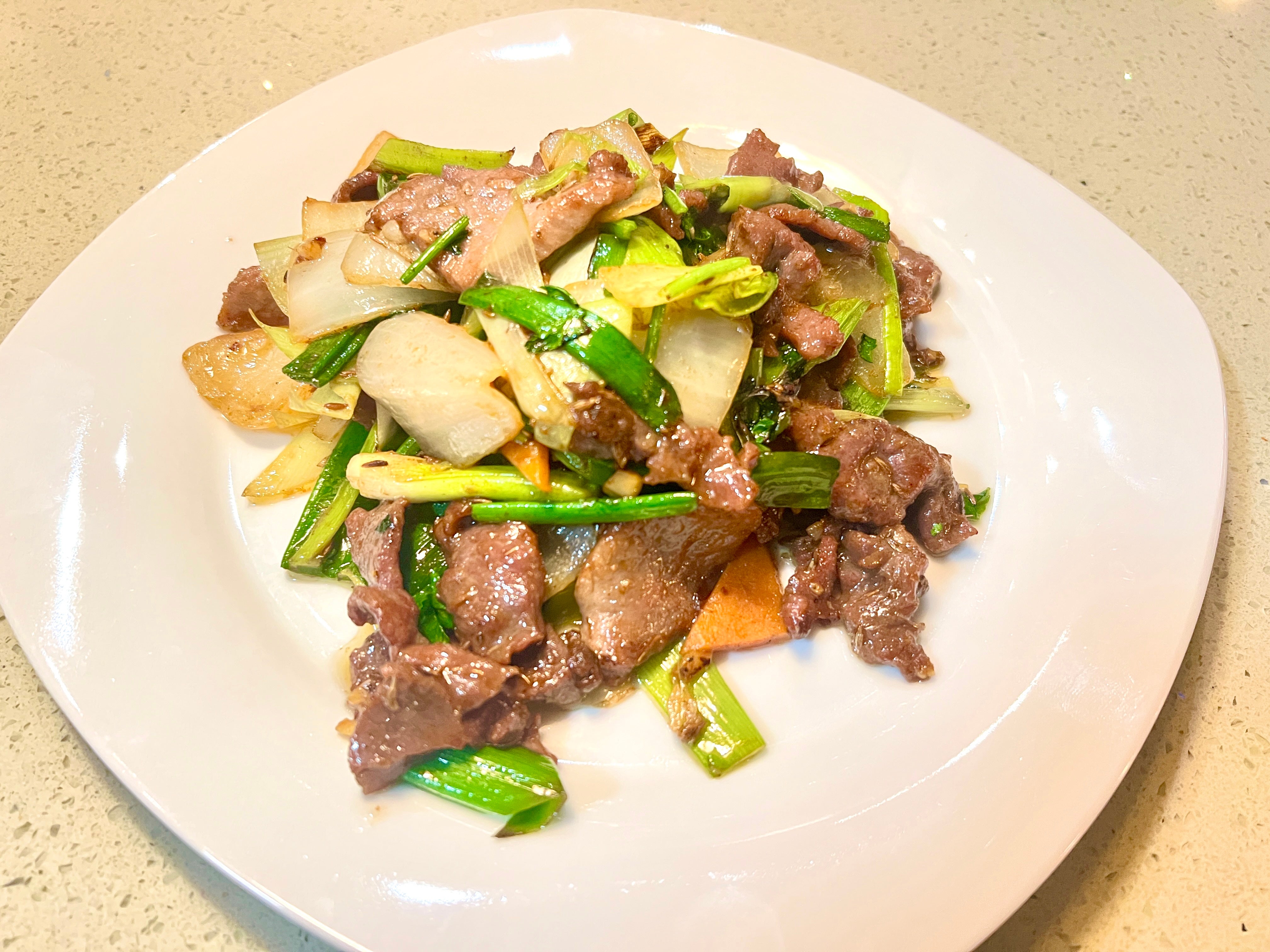 Fried Lamb with Cumin