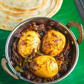 Porotta Egg Curry