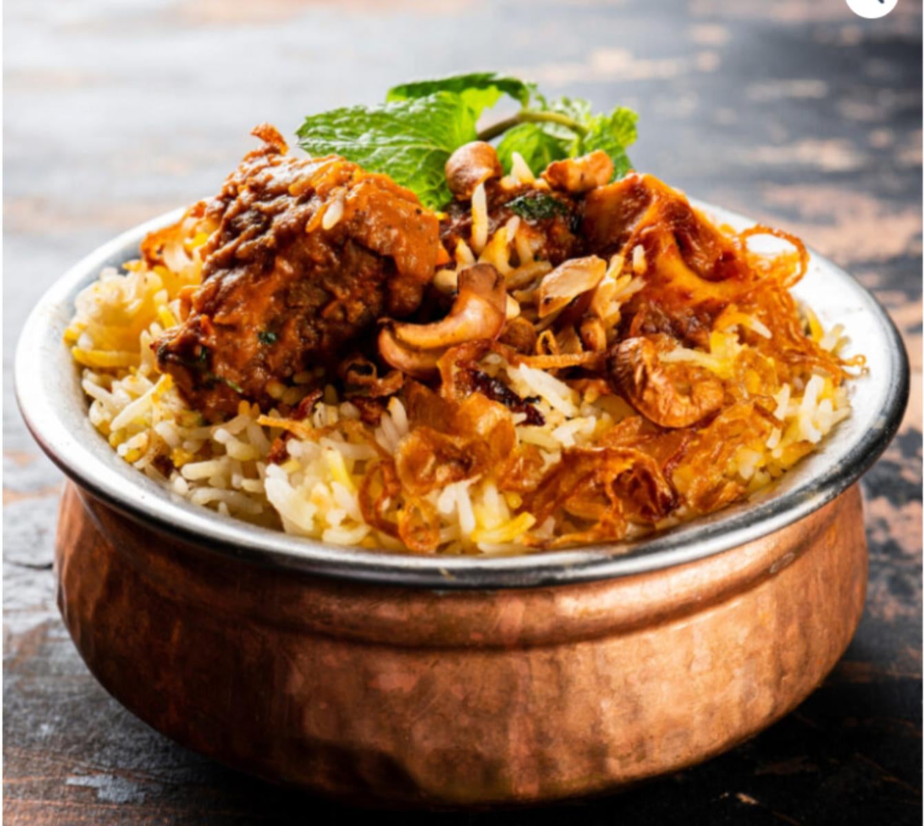 Lamb biryani