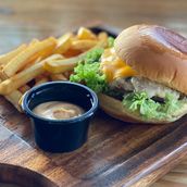 Mushroom Beef Burger