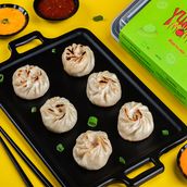 Veggie Pan Fried Momos