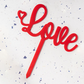 Love Cake Topper