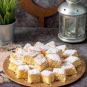 Coconut Basbousa