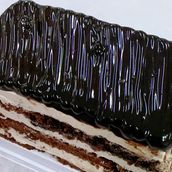 Eggless chocolate flavour pastry