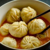 Chicken Momos Japanese Curry