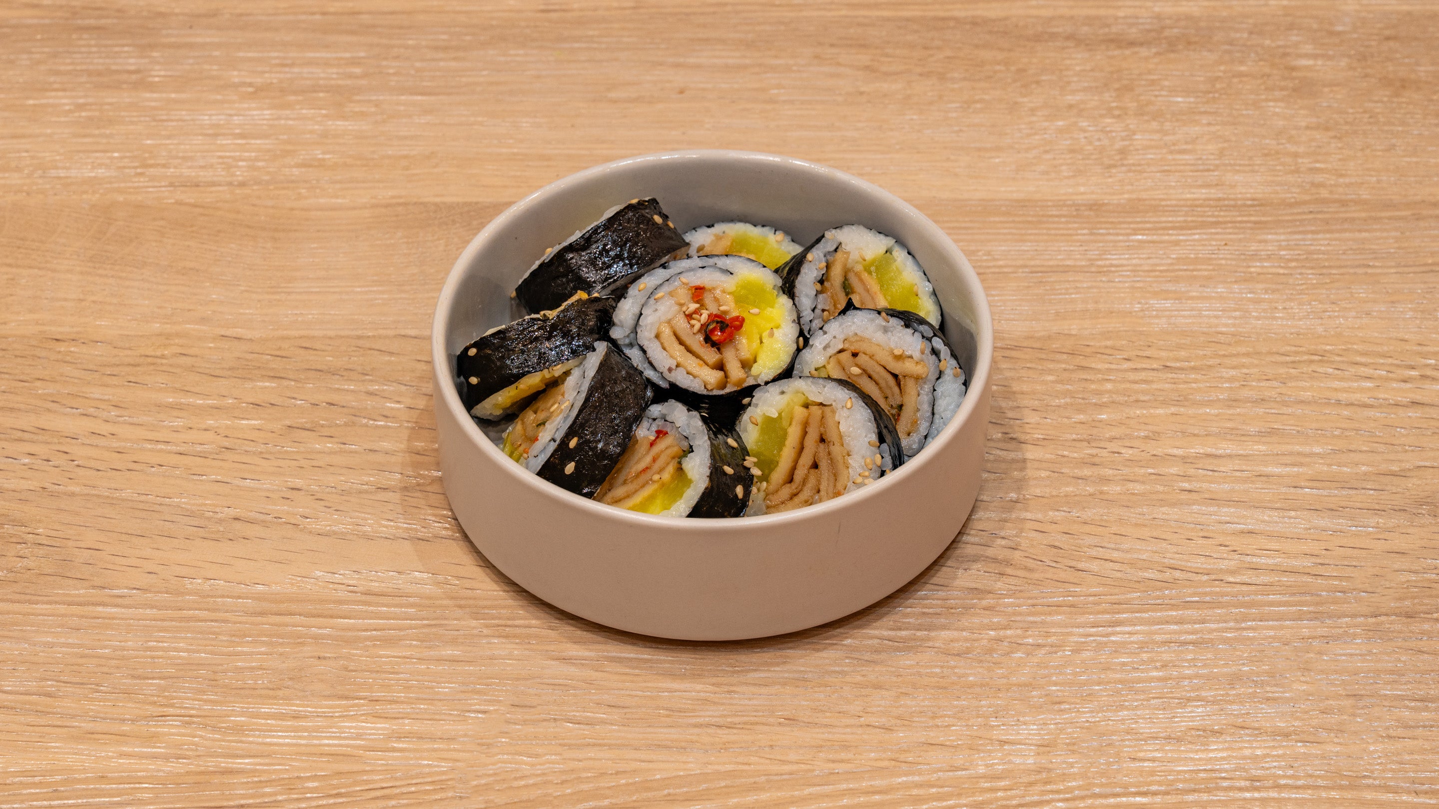Spicy Oden Kimbap (Fishcake)