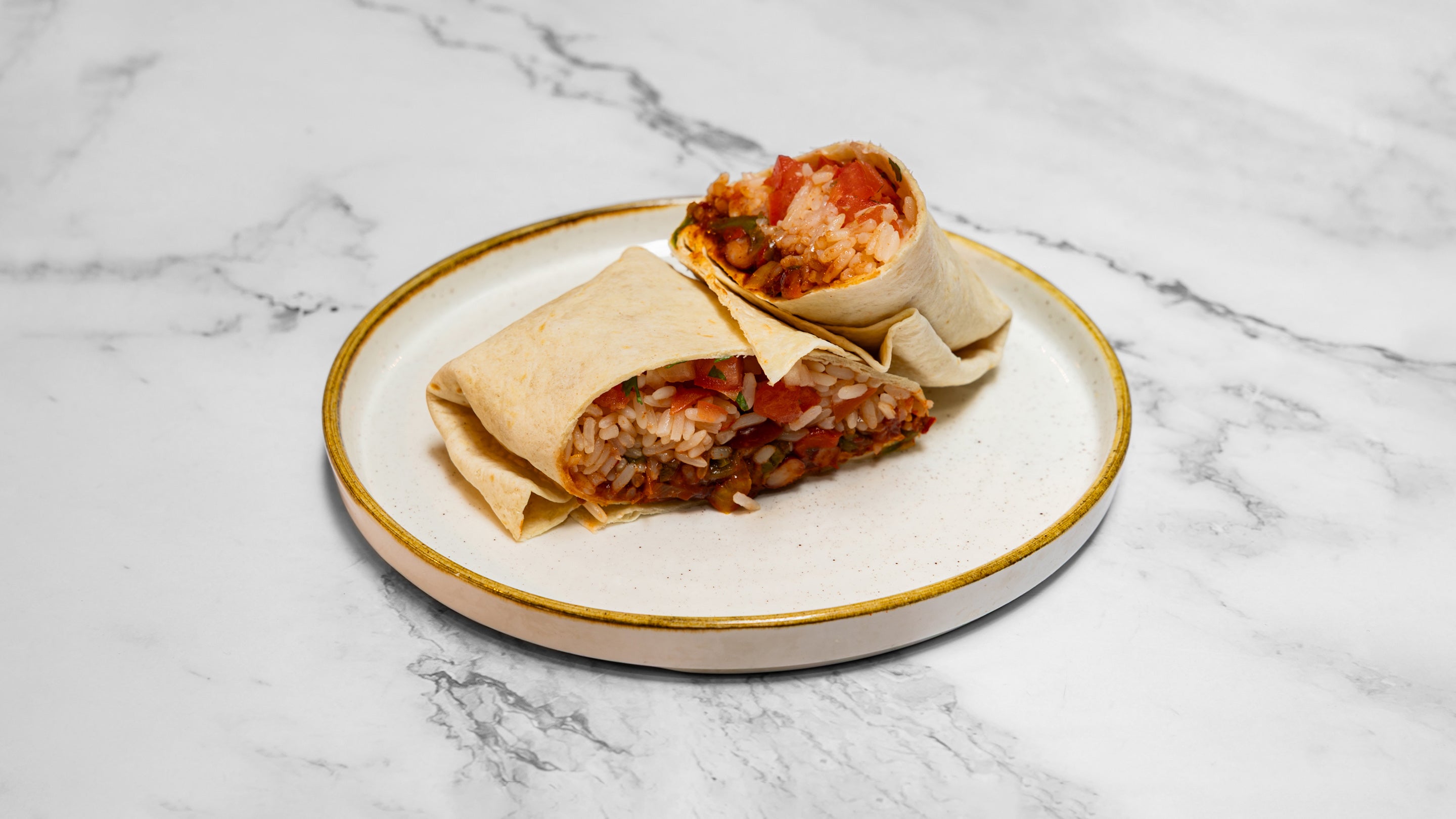 Battered Prawn Burrito