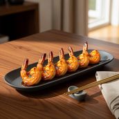 Soy Garlic Shrimp Skewers