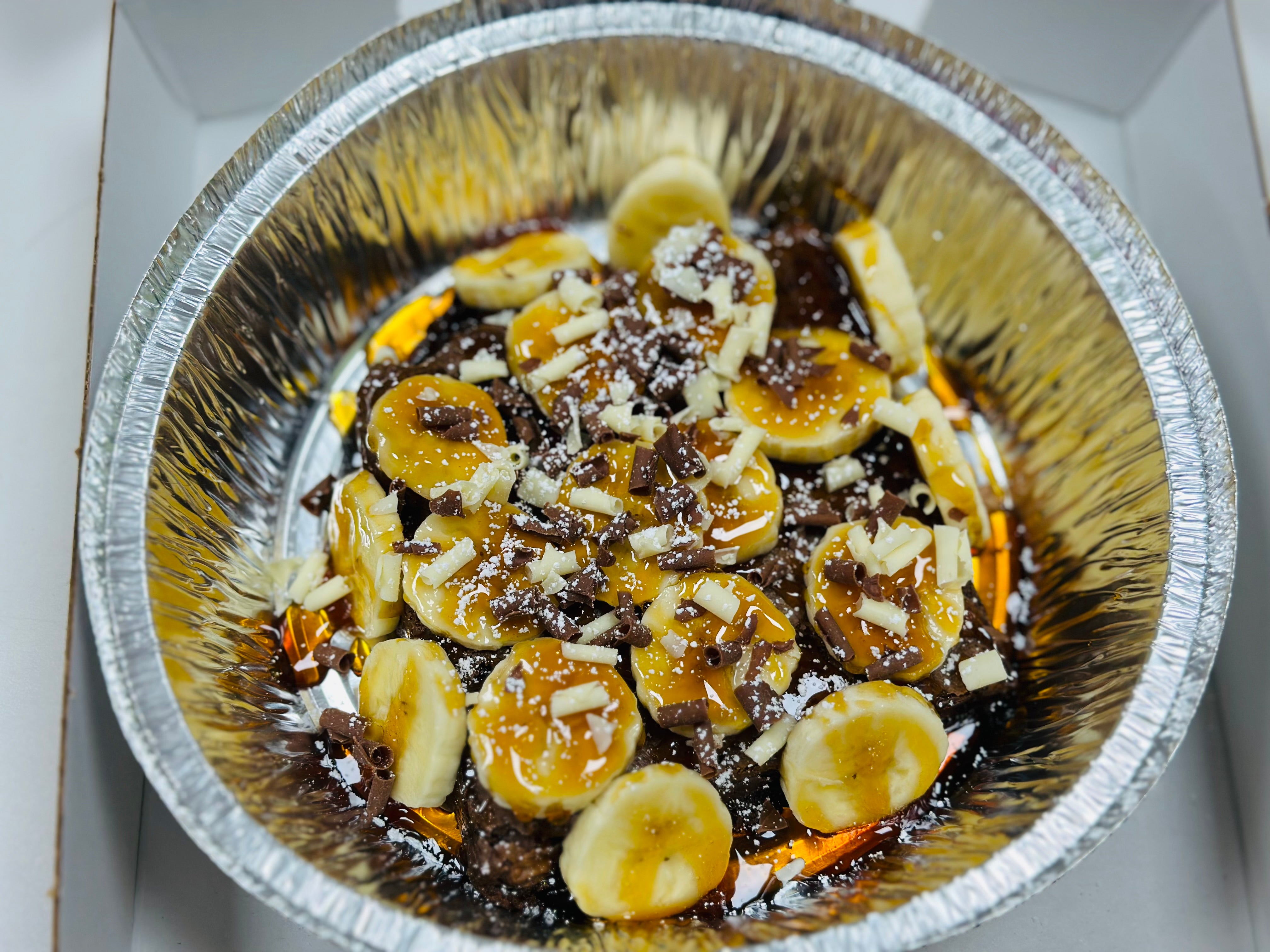 Banana Caramel Brownie Melt