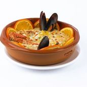 Seafood Casserole with White Sauce