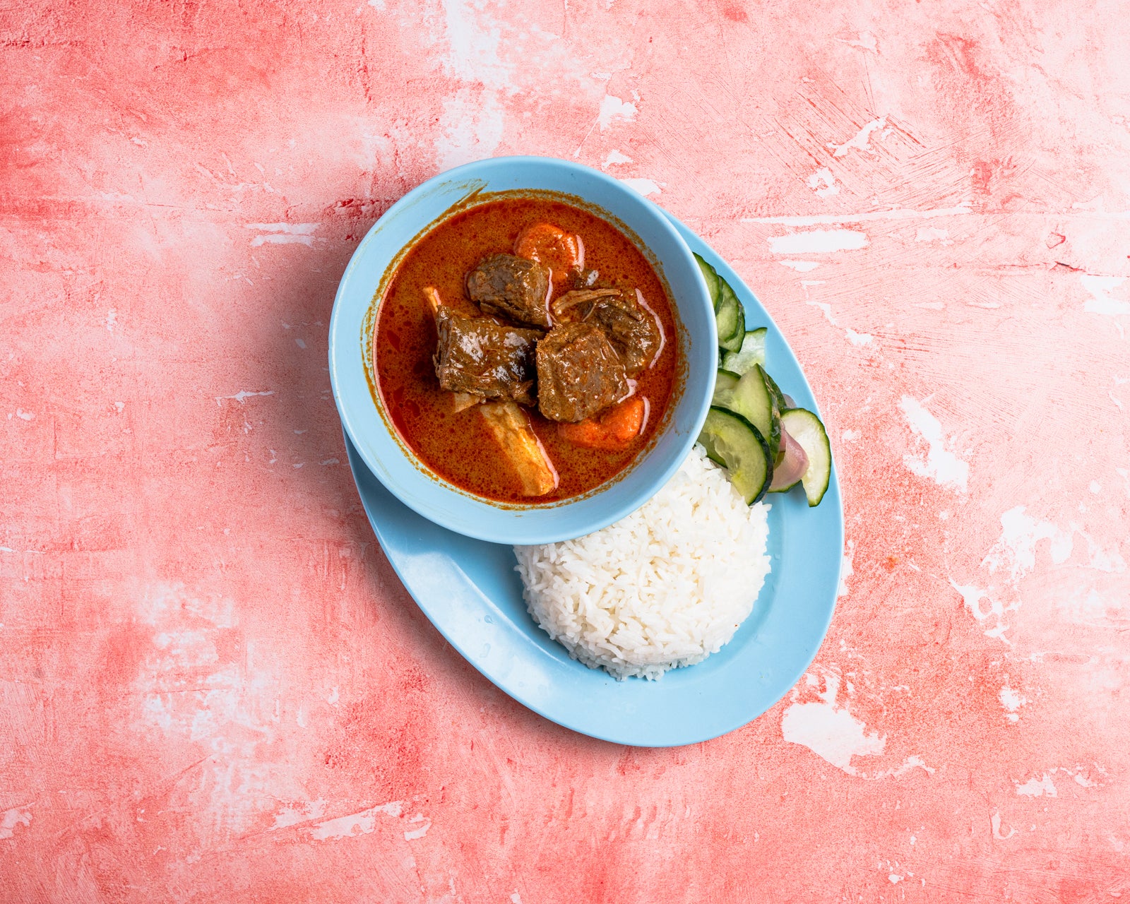 Curry & Rice Meal + Curry Puff