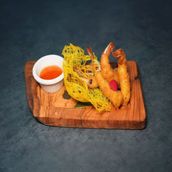 Tom Chien Dua Coconut Prawn Tempura with Sweet Chilli Sauce
