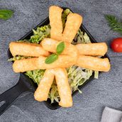 Fried Halloumi Cheese Dish