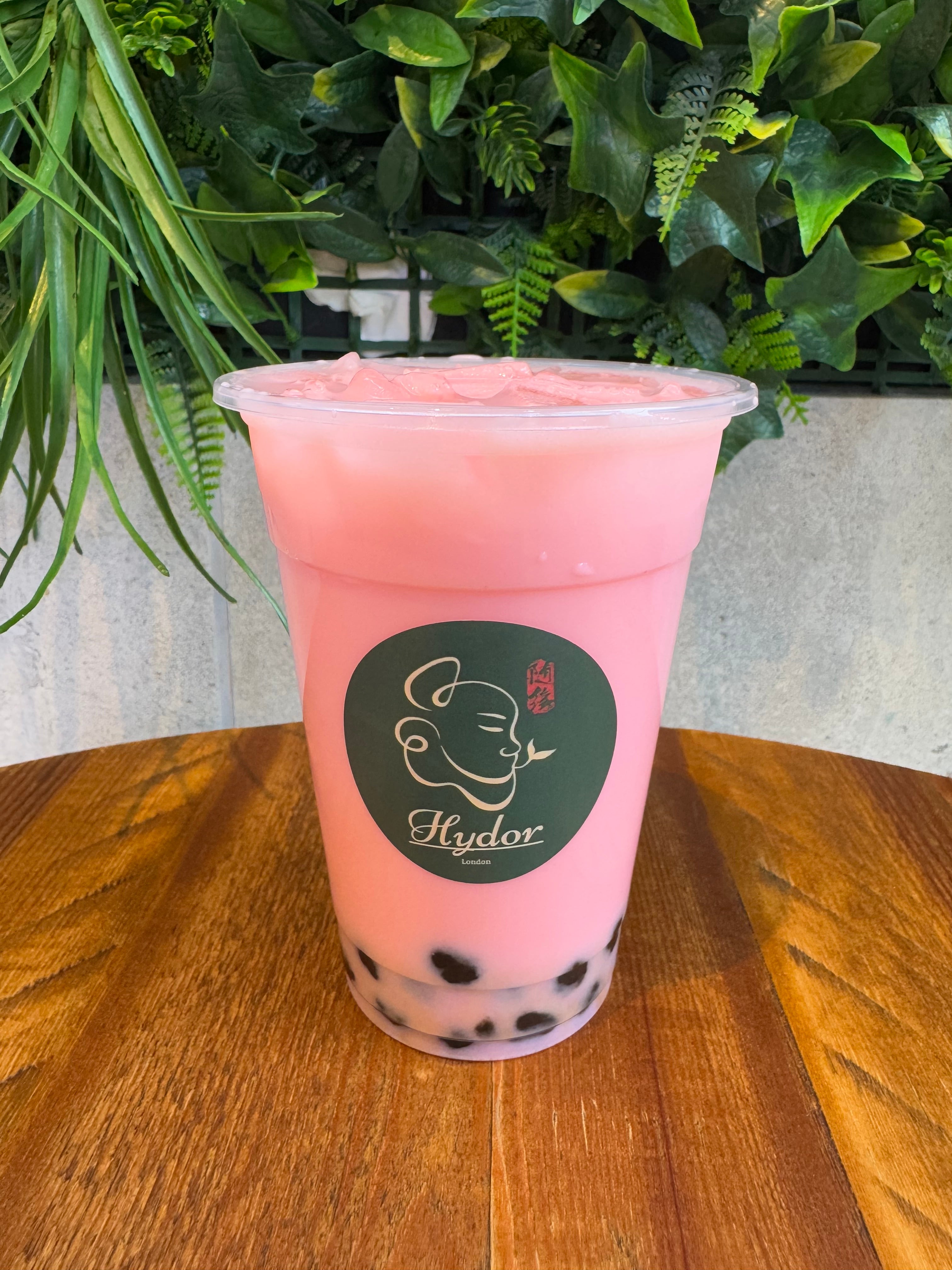 Strawberry Bubble Tea草莓珍珠奶茶