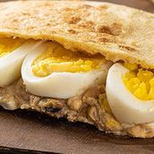 Foul with boiled egg