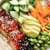 Teriyaki Salmon Bowl