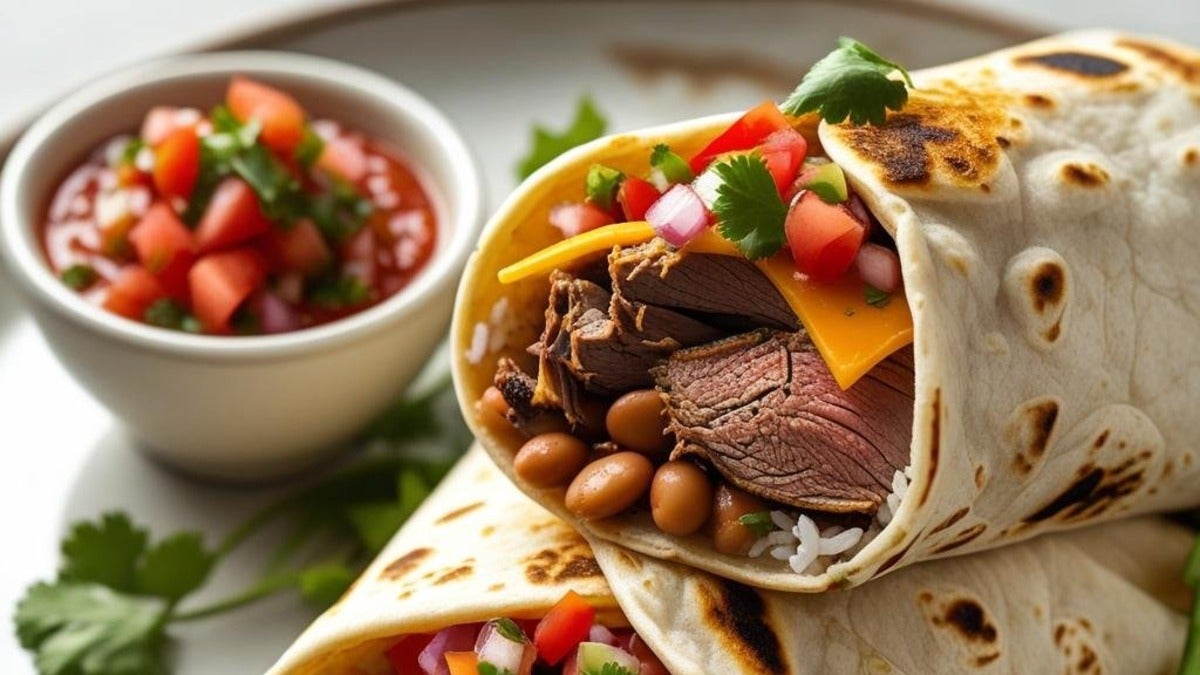 Lamb Burrito