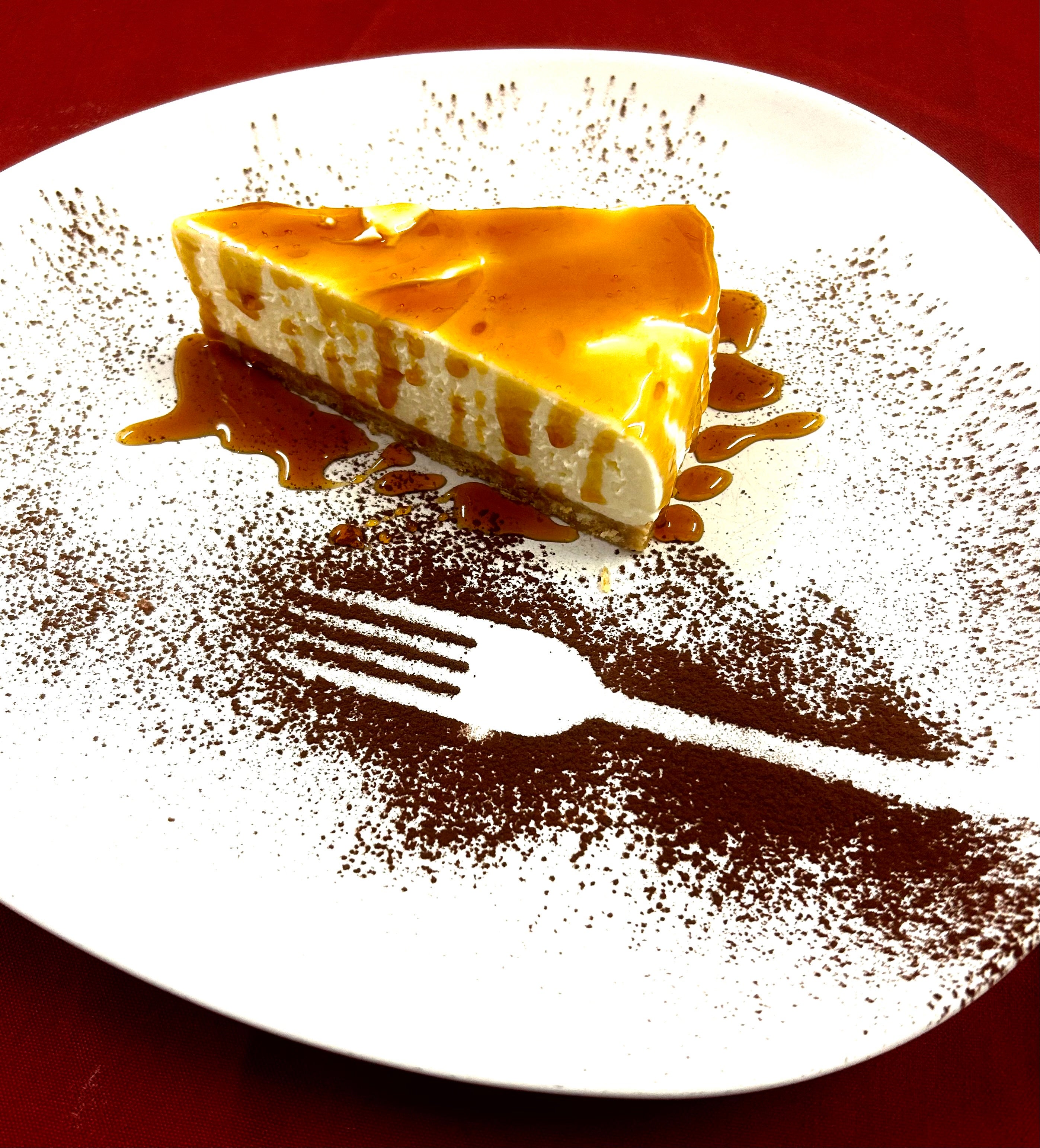 Cheesecake al caramello