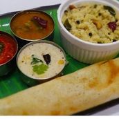 Pongal With Plain Dosa
