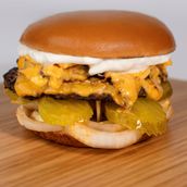OREGANO'S SMASHED CHEESE BURGERS