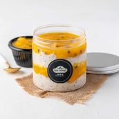 Mango and Passion Overnight Oats