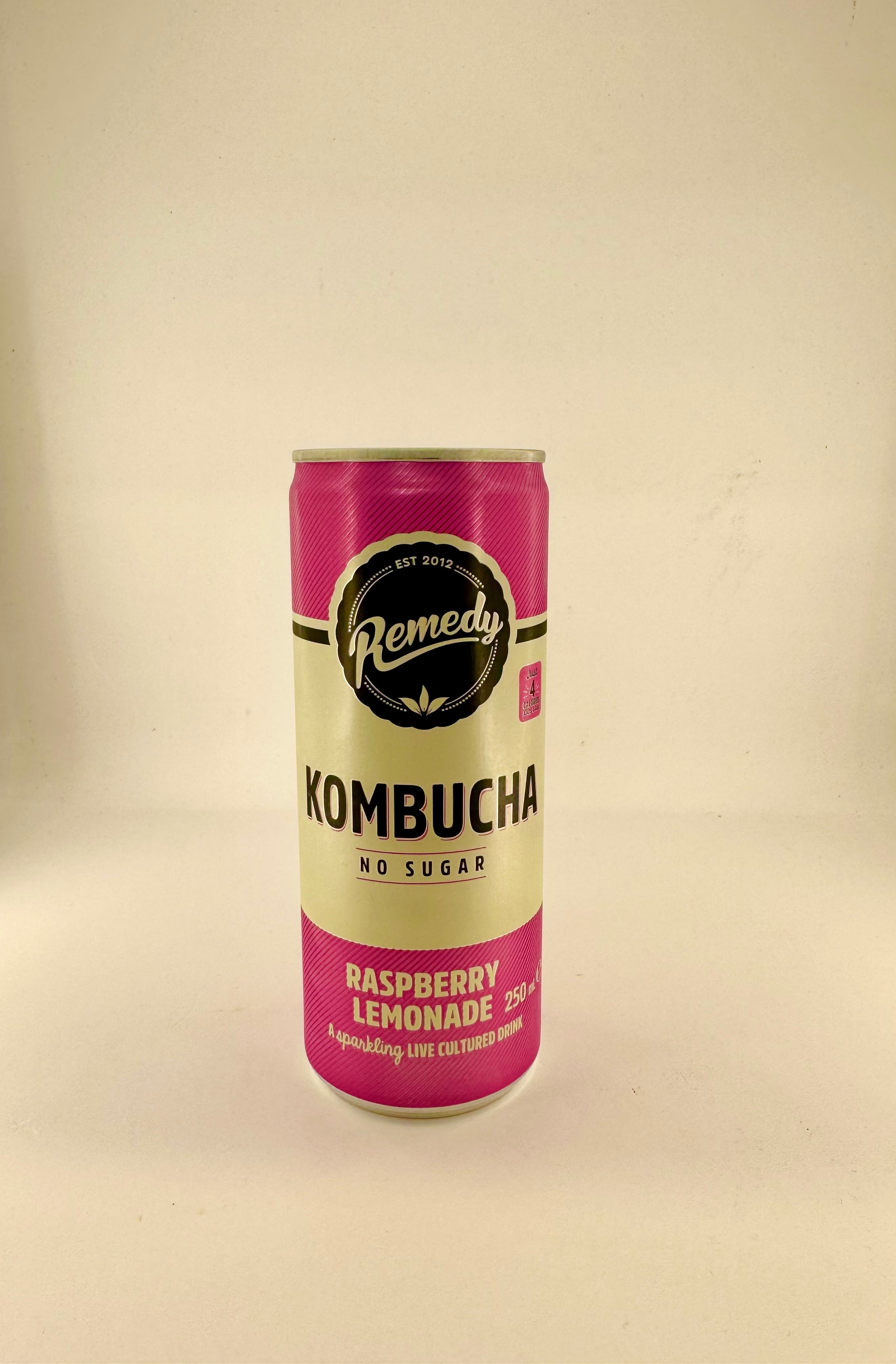 Remedy Kombucha Raspberry Lemonade 250ml