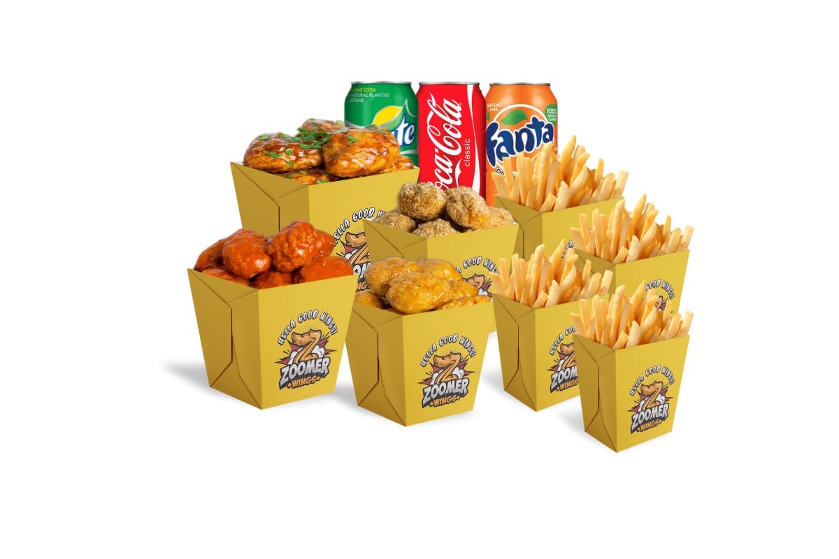 Boneless Wings Meal for 4