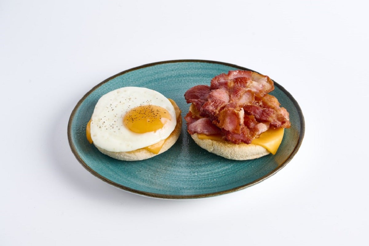 Streaky Bacon Breakfast Muffin