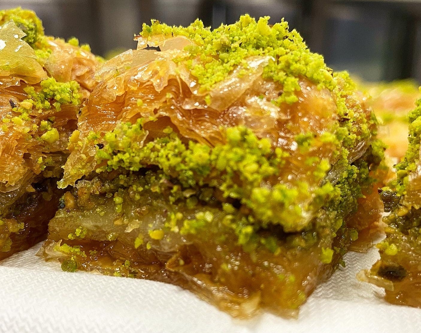 Pistachio Baklava (vegan)