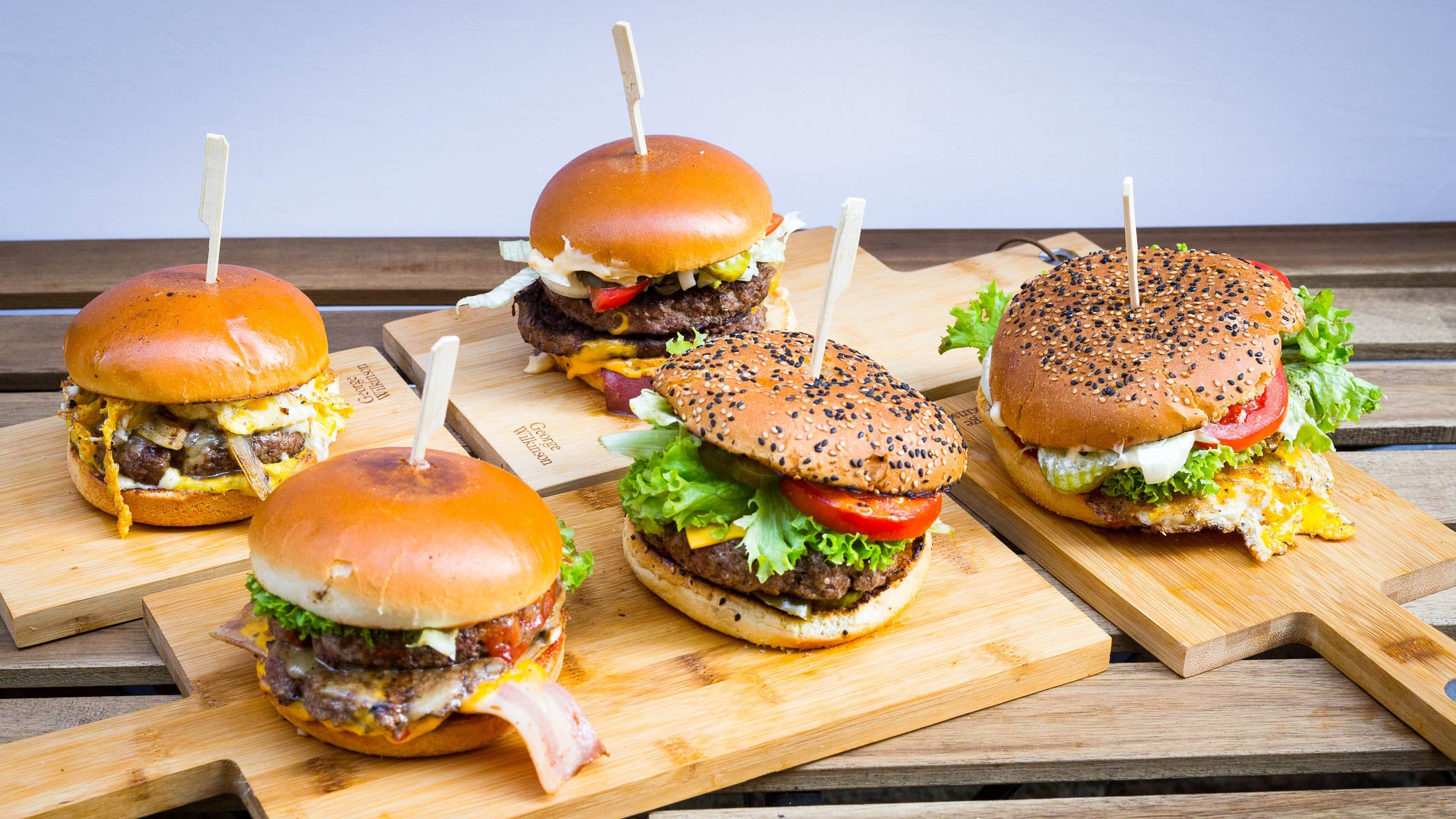 British Beef Burger on a Brioche Bun