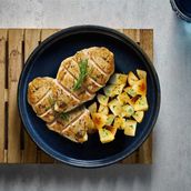 2 Grilled Chicken with Roasted Potato - 550 Calories
