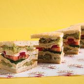 Falafel Club Sandwich