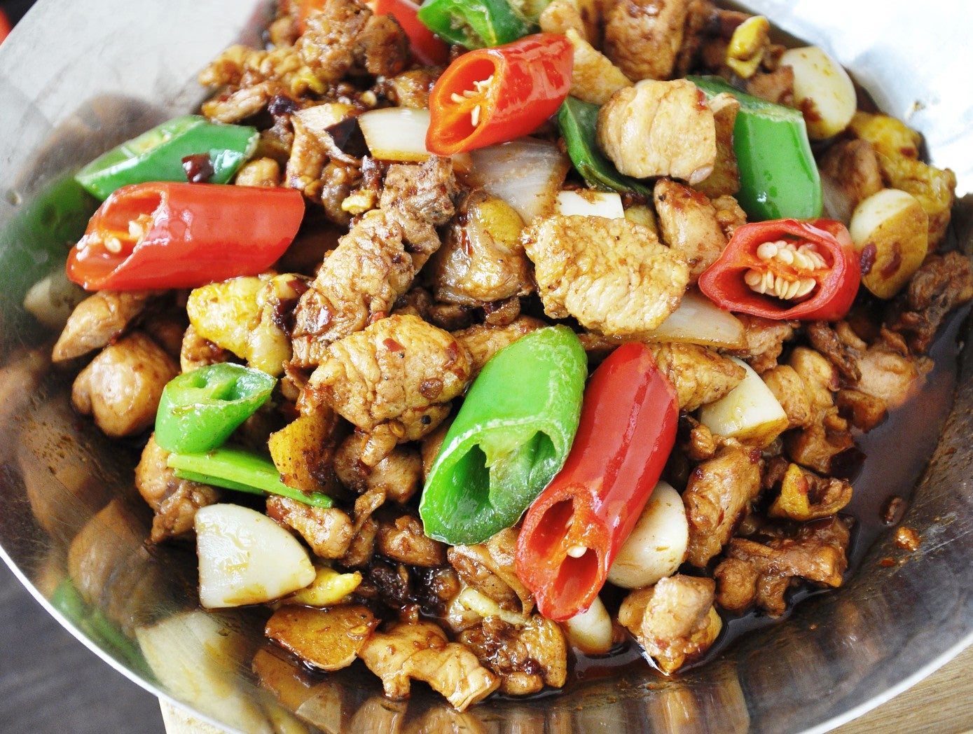Dry-Wok Bone-Less Chicken 🌶️🌶️(GanGuoWuGuJi)