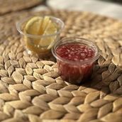 Sweet Granite And Lemon Wedges
