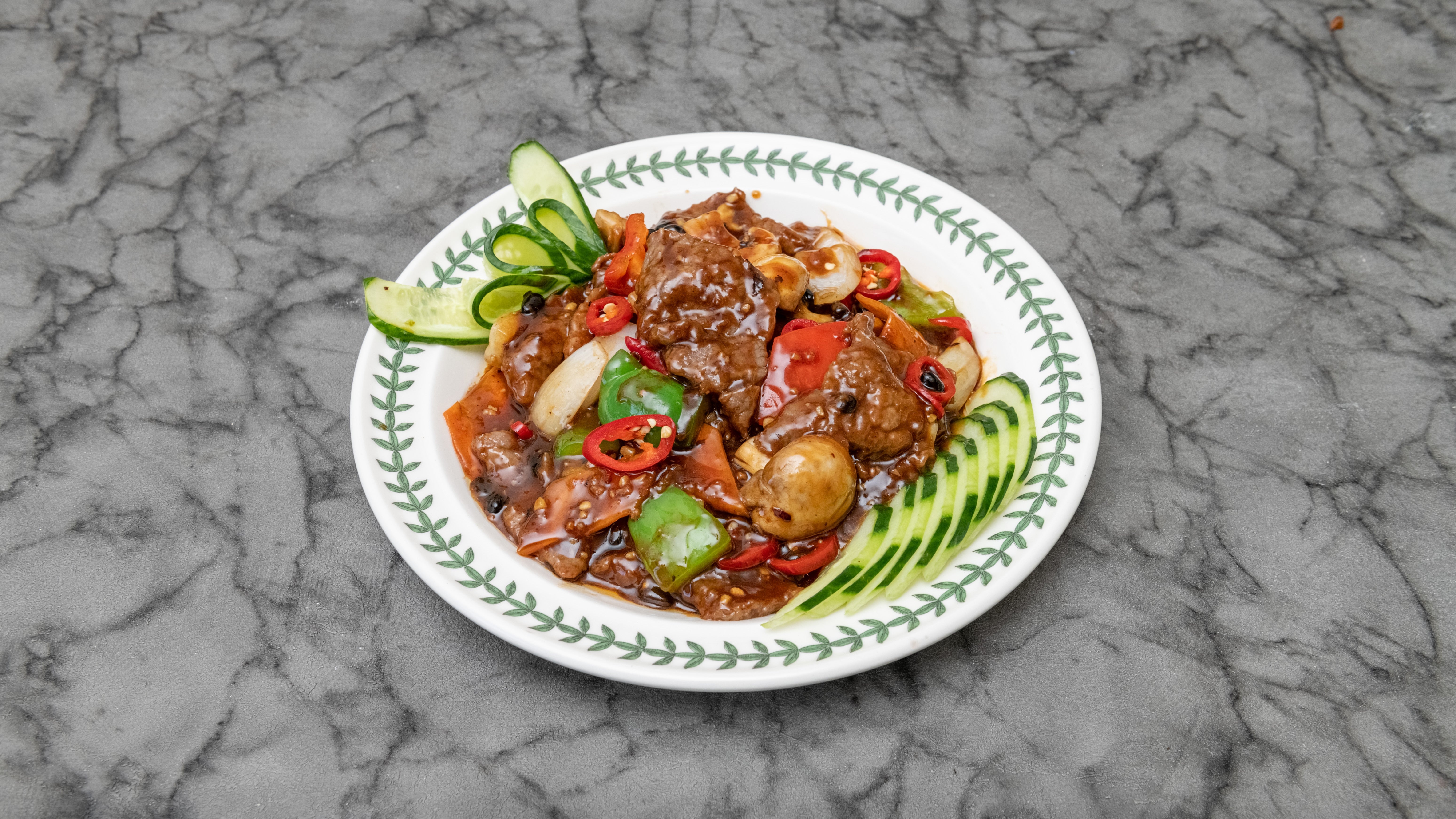 Beef with Black Bean Sauce