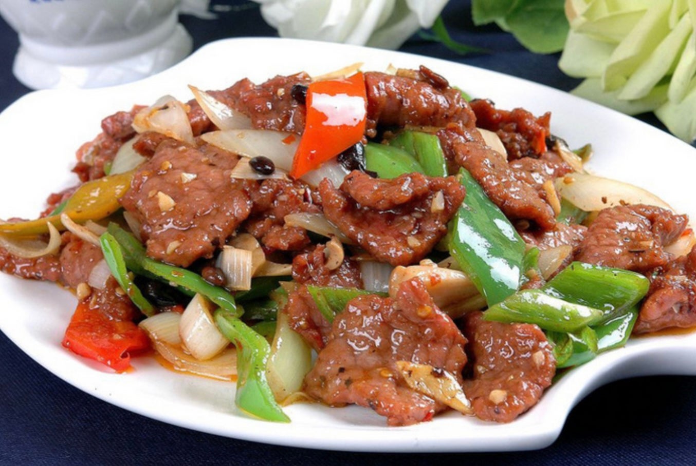Beef in Black Bean Sauce 豉椒牛