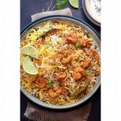 Home Style Prawn Dum Biryani Serves 1