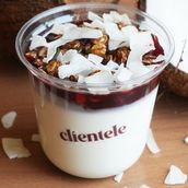 Coconut & Strawberry Jam Parfait