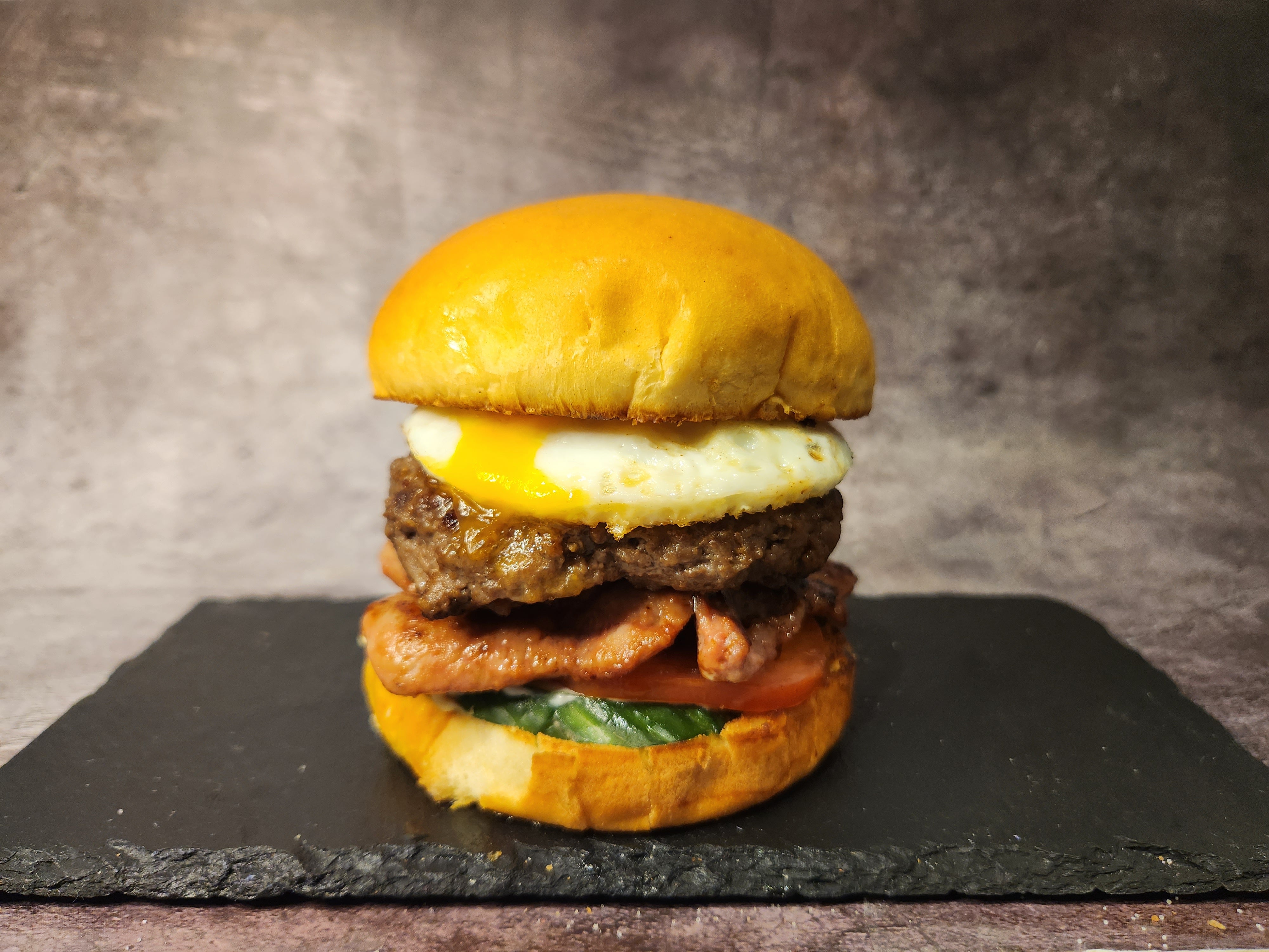 Filipino Pork Tocino Burger