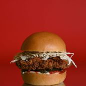 Slaw Chicken Burger