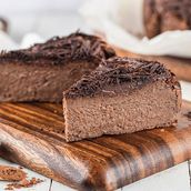 Dark Chocolate Burnt Basque Cheesecake 500G