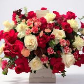 Flower Arrangement In Box