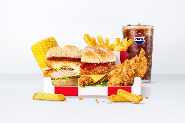Zinger Mozzarella Burger Box Meal🔥