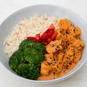 Spicy Tofu with Peanut Sauce