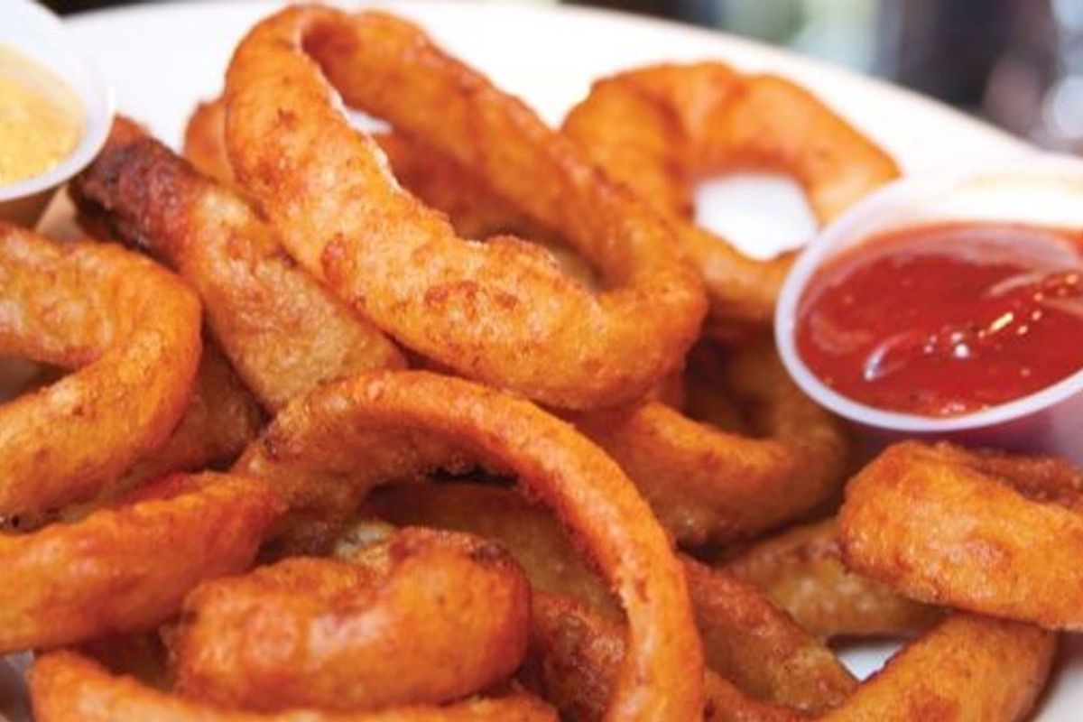 Battered Crunchy Onion Rings Box!