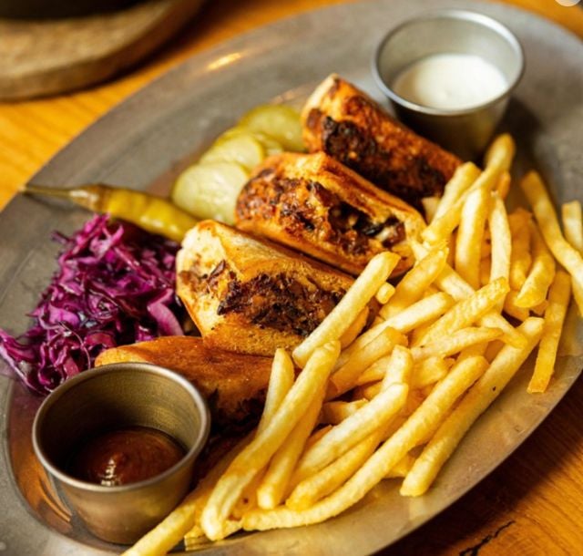 Mushroom, Halloumi & Feta Arayes